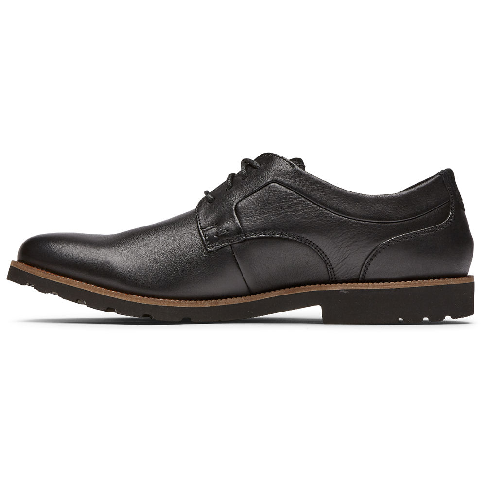 Rockport Mens Sharp & Ready 2 Plain Toe - Oxfords Black - IHK925867